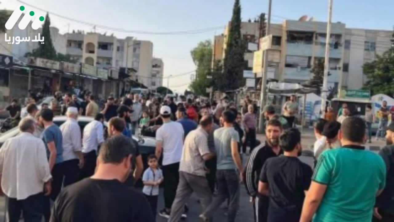 هذه الصورة تخص خبر قدسيا تشتعل احتجاجاً على قرار إخلاء مساكن &#8220;العرين&#8221;