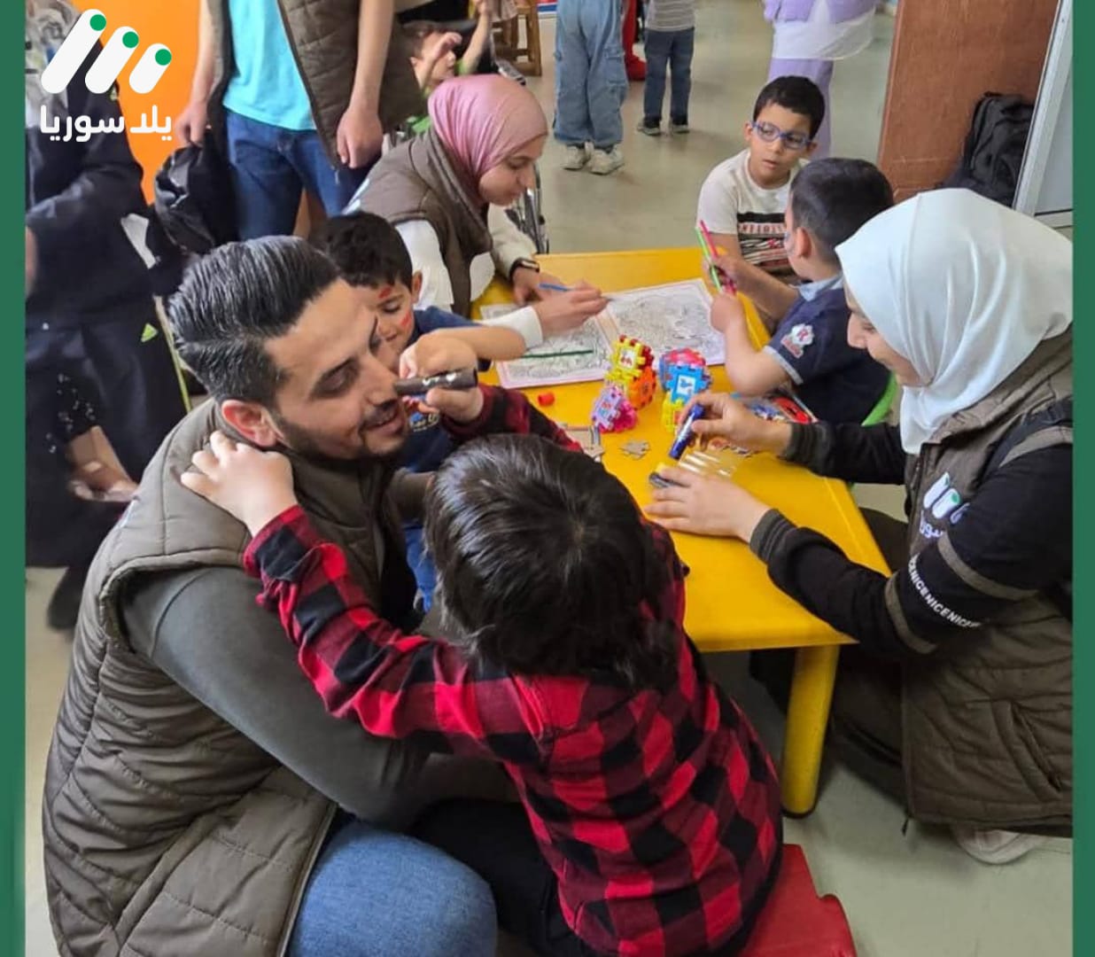 &#8220;يلا سوريا&#8221; ترسم البسمة على وجوه أطفال جمعية أمل الغد في قدسيا